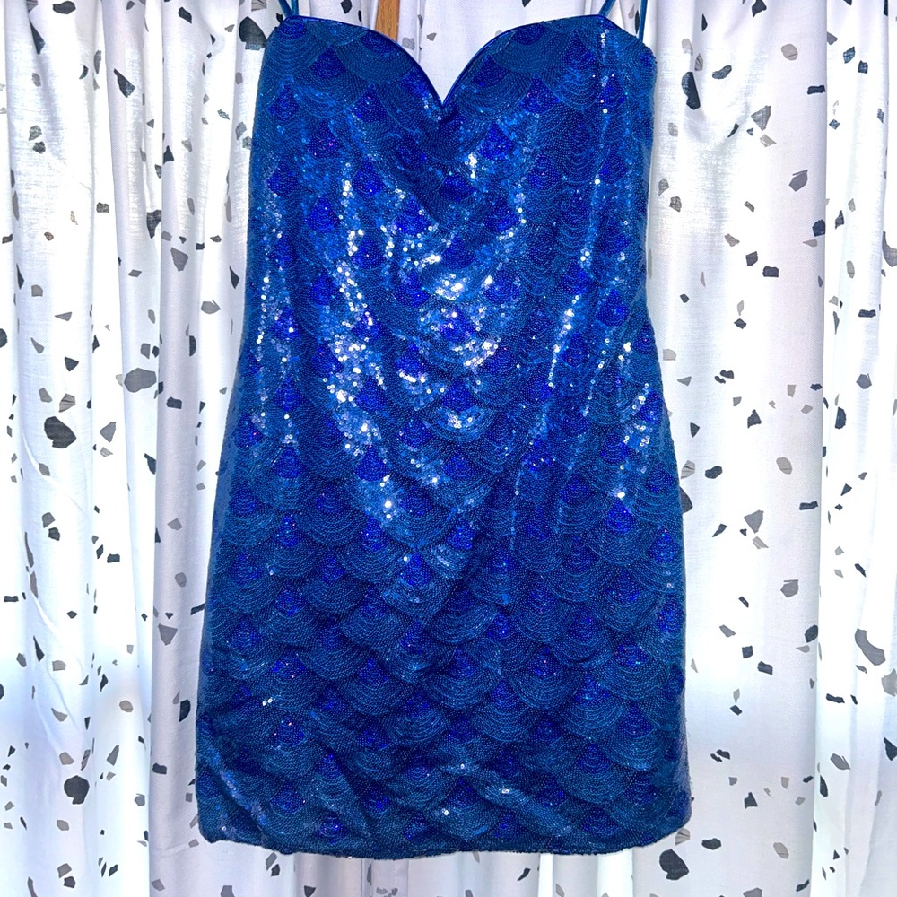 Large As U Wish mermaid patterned dress